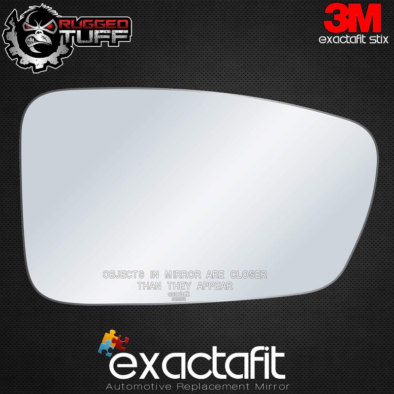 Rugged TUFF Passenger Side Mirror Glass Replacement For 2011 2012 2013 2014 Hyundai Sonata Right Door Convex Mirrors Lens exactafit 8818R - Image 3